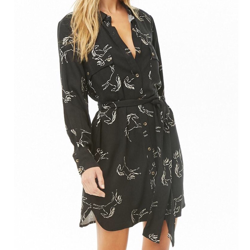 Horse print dress
